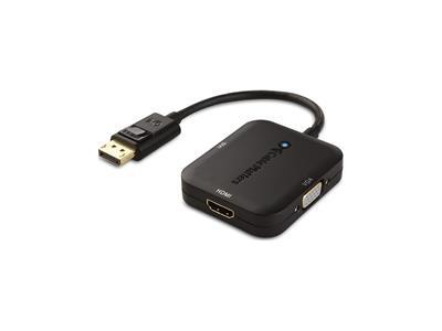 Cable Matters DisplayPort to HDMI Adapter with VGA and DVI 3-in-1 Adapter