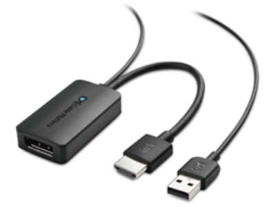 Cable Matters Uni-Directional HDMI to DisplayPort Adapter for Desktop and Laptop Computers