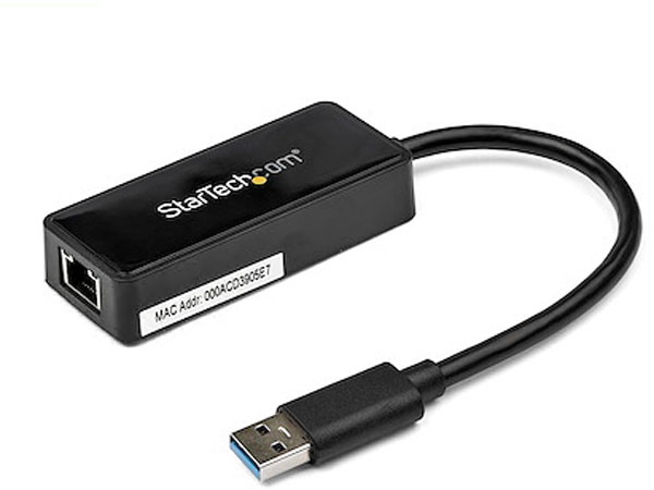 StarTech.com USB 3.0 Ethernet Adapter - black